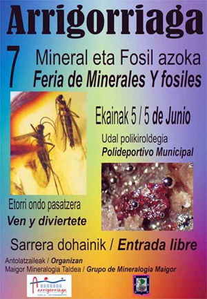Federación Española de Mineralogía. Carteles antiguos de ferias y eventos