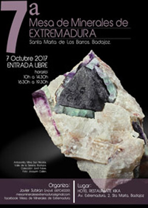Federación Española de Mineralogía. Carteles antiguos de ferias y eventos