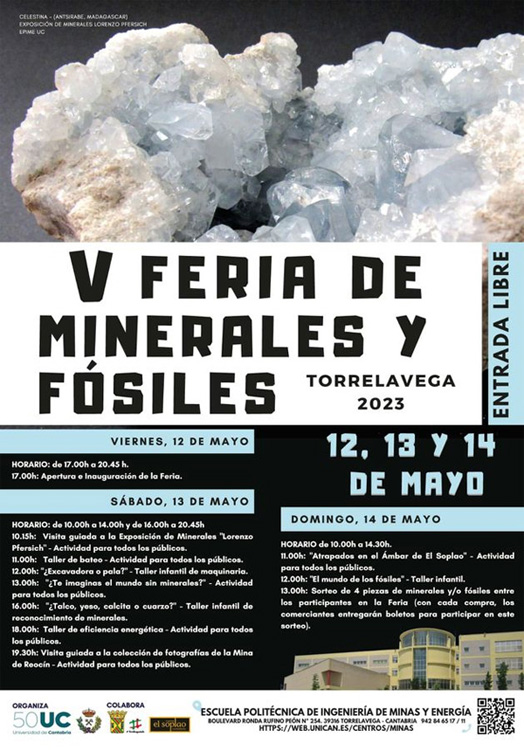 V Feria de Minerales y Fósiles Torrelavega 2023