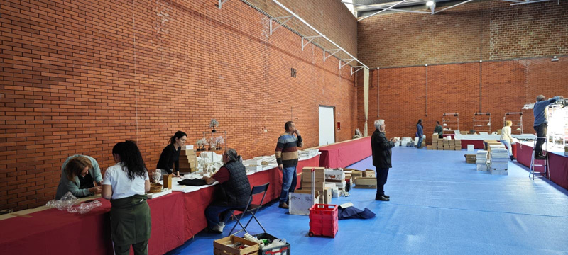   Montaje. XXVII Feria de Minerales y Fósiles