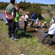 Excursión de bateo de oro al arroyo Fresnedoso, en Moraleja (Cáceres) - 27 Abril 2019