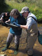 Excursión de bateo de oro al arroyo Fresnedoso, en Moraleja (Cáceres) - 27 Abril 2019