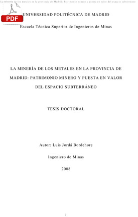 Tesis Doctoral Luis Jord&aacute; Bordehore